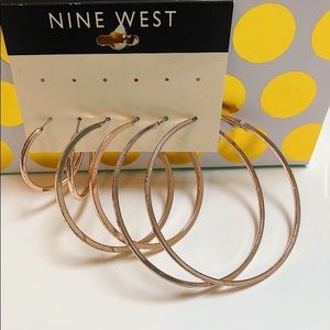 Nine West Rose Gold Earrings